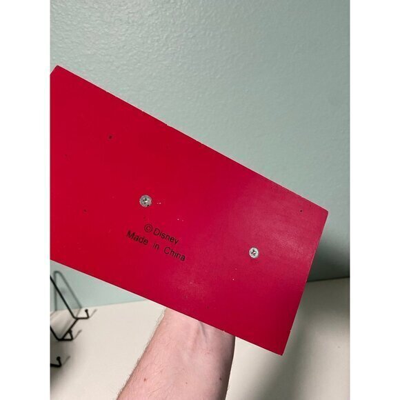 Disney Santa Mickey Mouse Cookie Butler Wood Tray - Picture 9 of 10